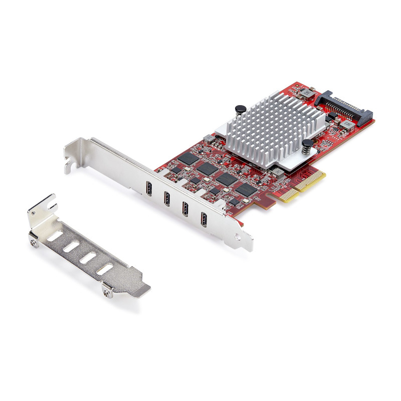4-Port USB Type-C PCIe Card USB-C 10Gb