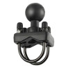 Rail base, 2 x U-bolt, C-size