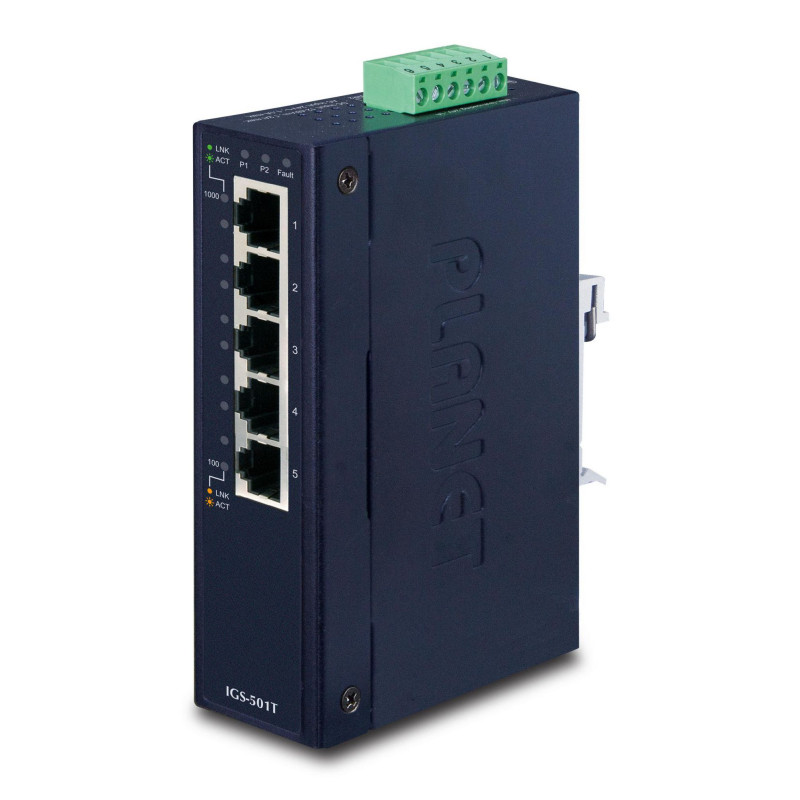IP30 Slim type 5-P Industrial