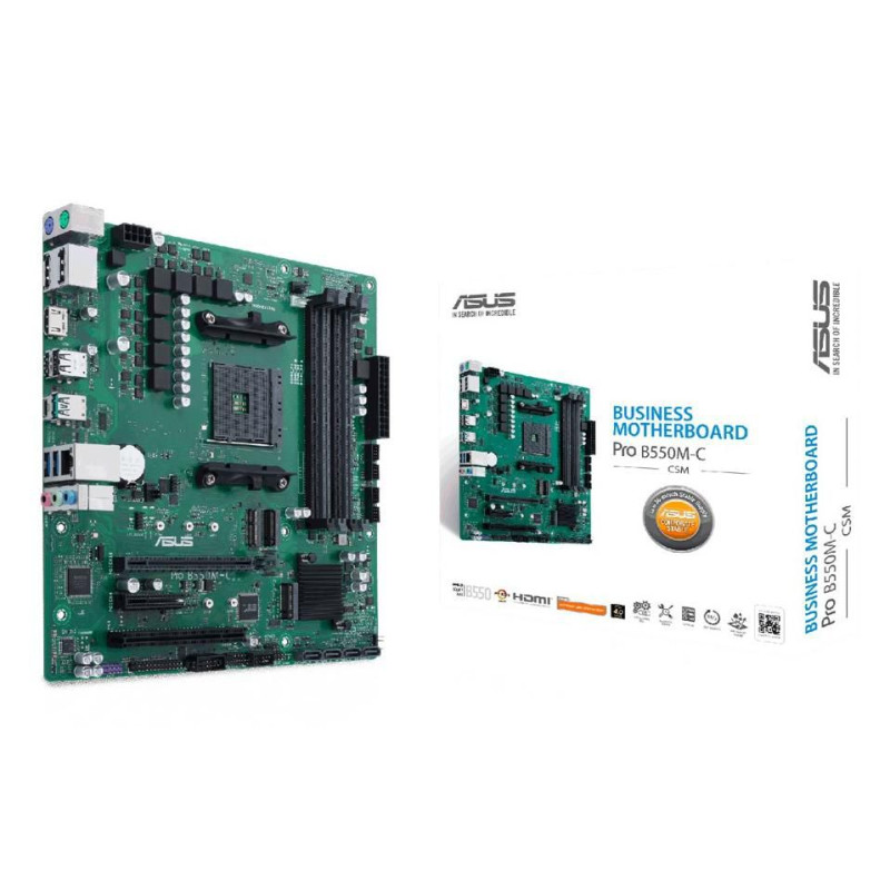 ASUS PRO B550M-C/CSM AMD B550 Zócalo AM4 micro ATX | APLIUM