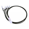 QSFP+ Breakout DAC Cable 3m
